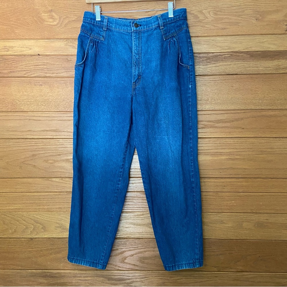 Vintage Levi's pleated trouser flat back jeans